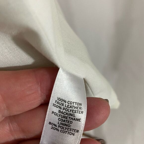 Trouve’ White Faux Leather Jacket - Picture 5 of 9